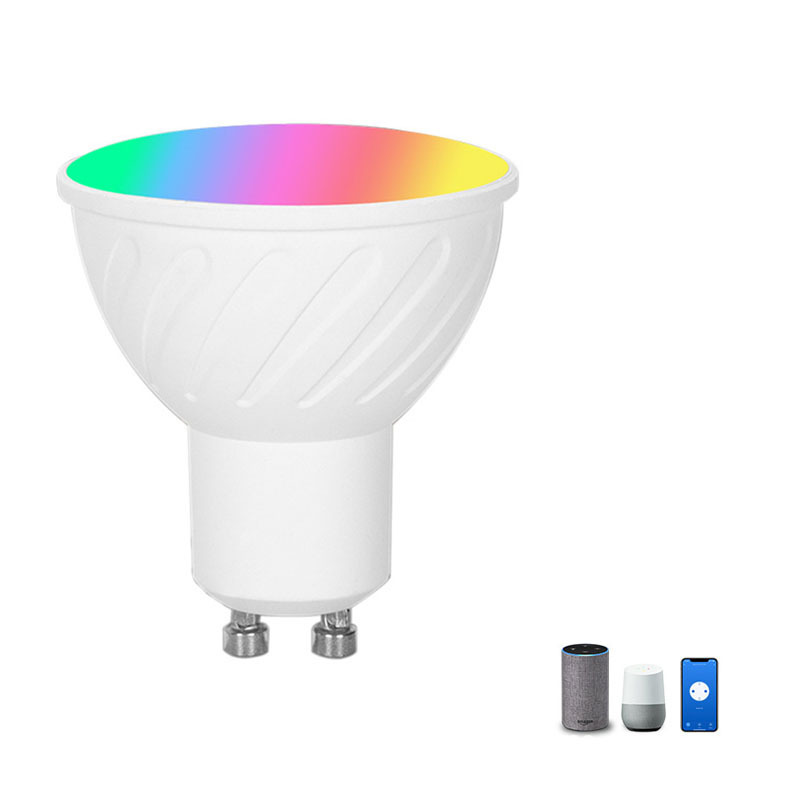 Homekit Smart LED Bulb GU10 Touch Dimmable WIFI LED Lamp Voice Remote Control GU10 MR16 Spotlight