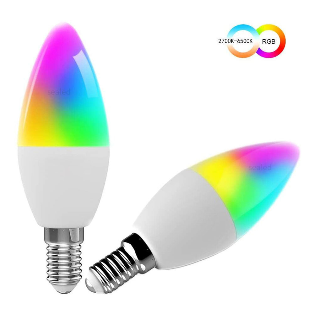 Homekit Smart LED Lamp E14 Touch Dimmable WIFI LED Lamp Voice Control E14 Candle Bulb