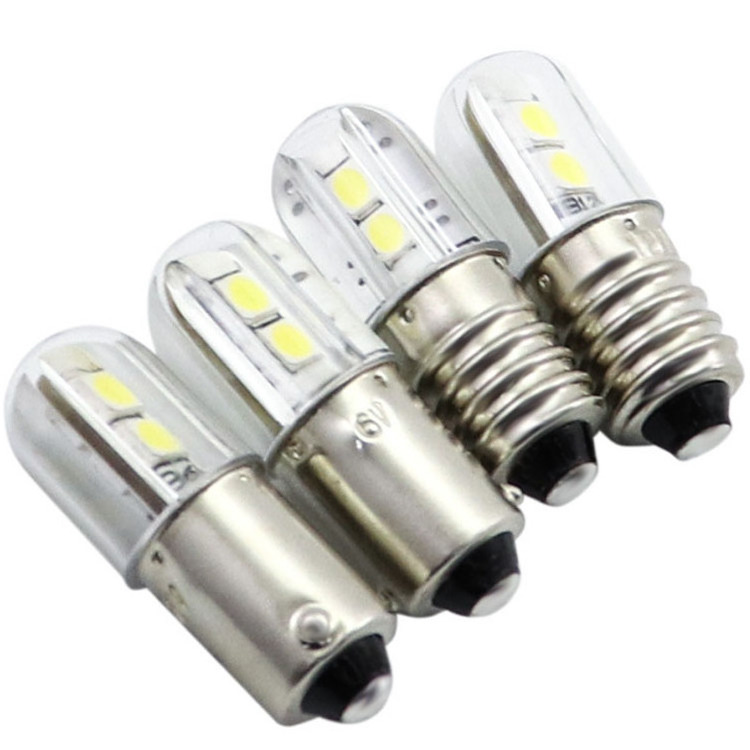 smd 3030 36v 48v 60v 1w led indicate light bulb e10 insturement lamp day white 6000k