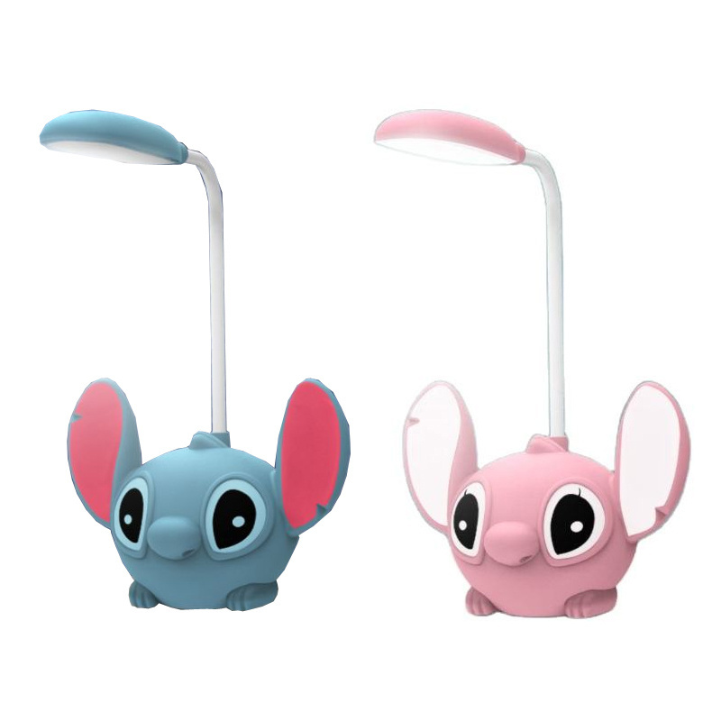 New style cute cartoon stitch eye protection table lamp USB rechargeable led desk lamp