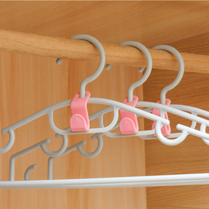 Hanger Hooks Clips for Plastic Hangers Space Saving for Closet Organizer Clothes Hanger Connector Hooks