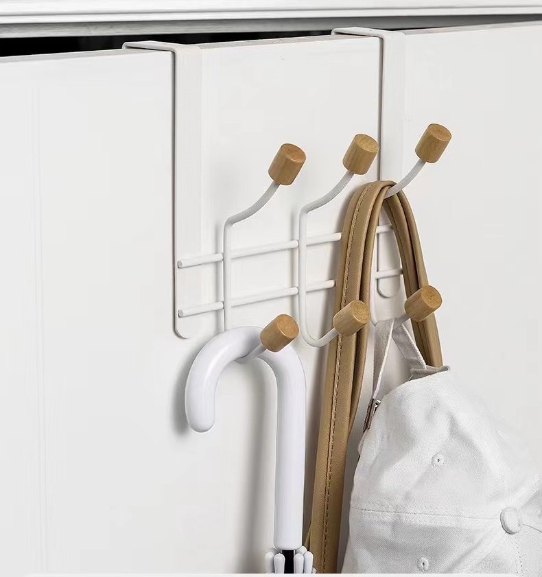 New multifunctional door hanger storage coat hook metal hook