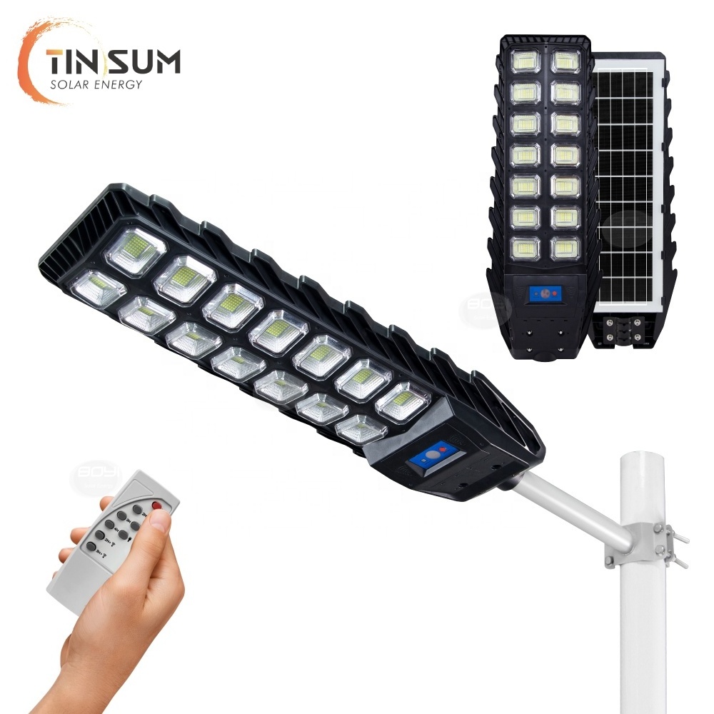 Integrated all in one 150w led street light solar security light with motion sensor