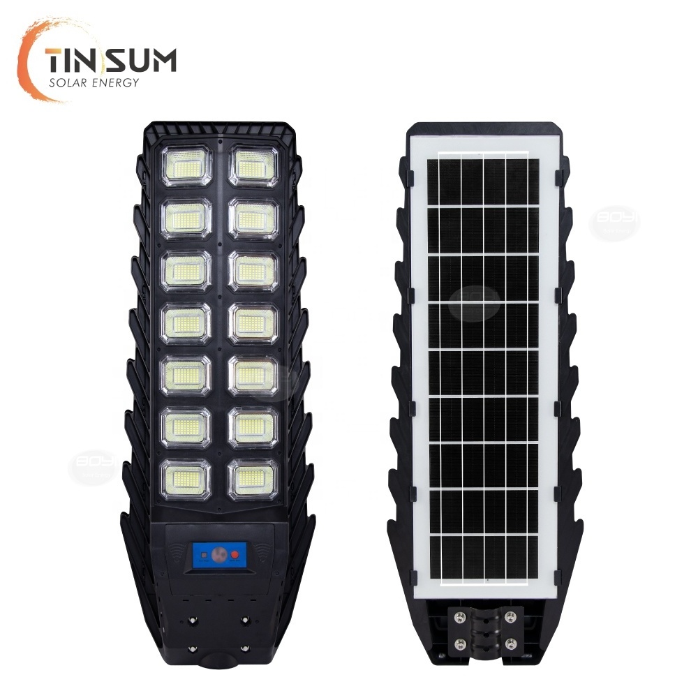 Integrated all in one 150w led street light solar security light with motion sensor