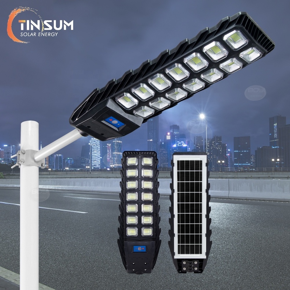 BOYI energy saving  outdoor control waterproof powered led all in one solar street light