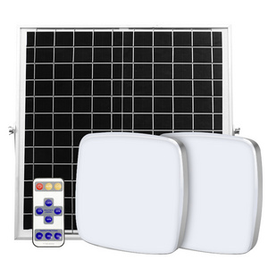 BOYI Indoor Remote Control Waterproof Outdoor Ip65 ABS 30W 50W 60W Led Solar Ceiling Light