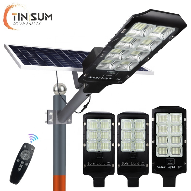 High lumen outdoor ip 67 aluminum solaire street lampe split solar wall light for road