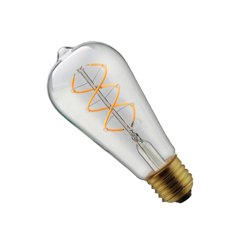 flexile led filament bulb dimmable e27 led chandelier st64 bulb