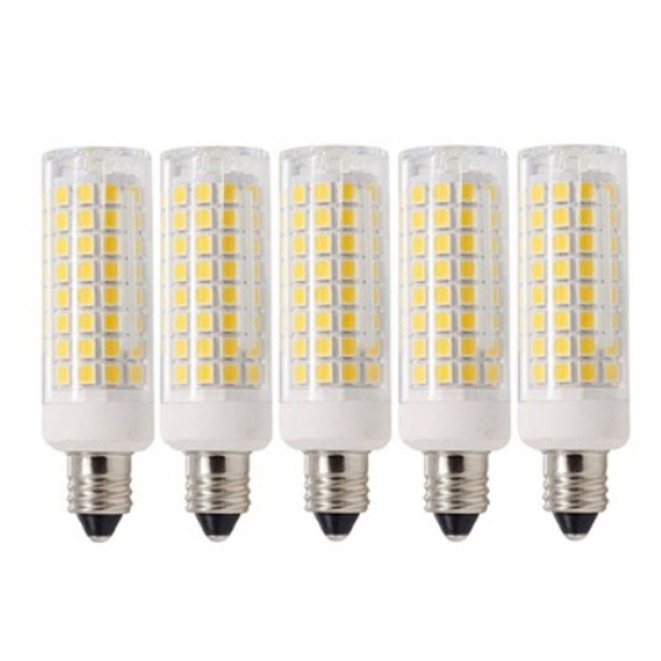 Ceramic body with high lumen flux warm white dimmable e12 led bulb ac110v