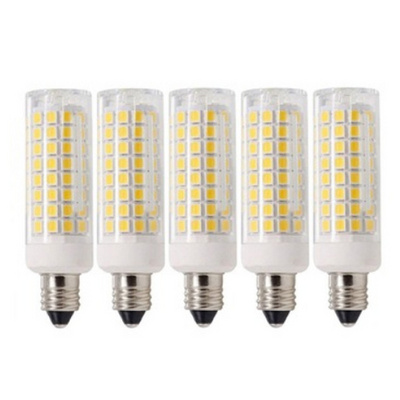 Ceramic body with high lumen flux warm white dimmable e12 led bulb ac110v