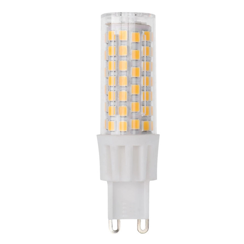 Ceramic body clear PC cover e14 600 lumen 5w led bulb light