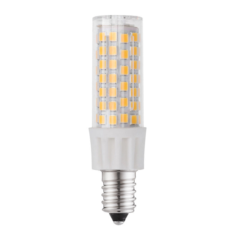 Ceramic body clear PC cover e14 600 lumen 5w led bulb light