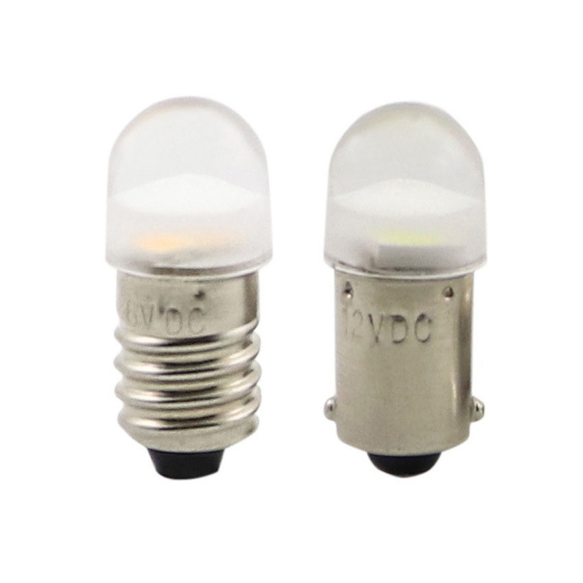 6V 12V 24V 0.5W BA9S E10 Equipment Bulb Light Warmwhite 3000K Mini BA9S Device Lamp