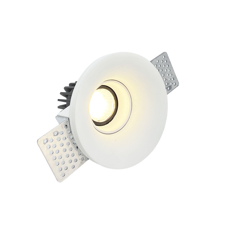 Honeycomb Len LED Gypsum Dimmable Spotlight 10W 15W 120V 230V Gypsum Downlight Beam Angle 15 24 36 Degree Recessed Ceiling Light