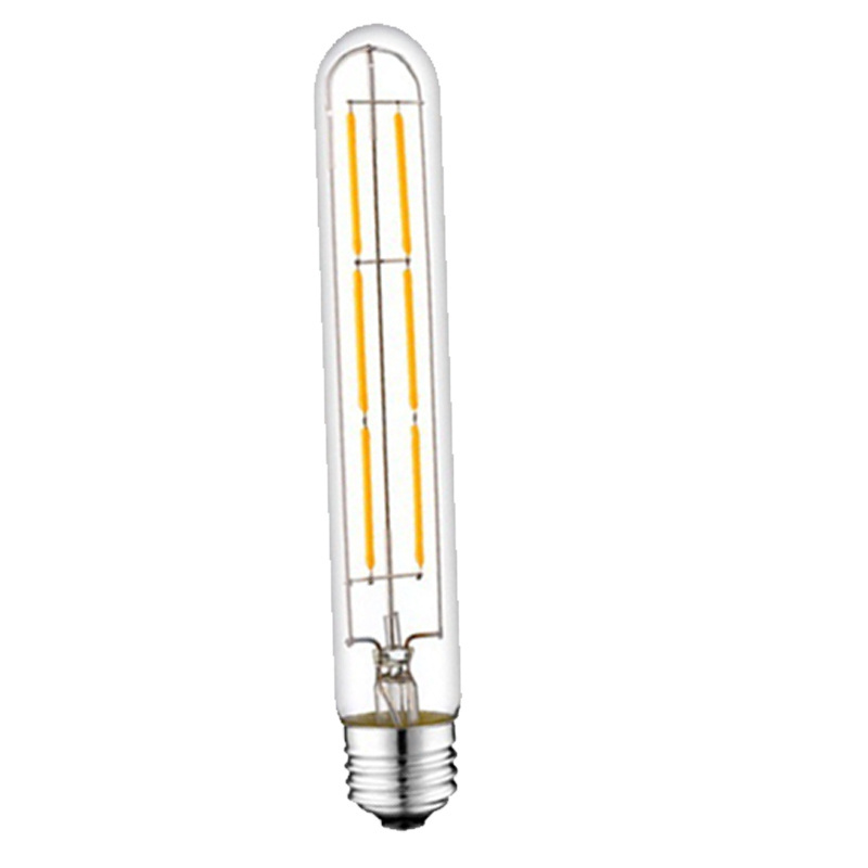 Hot AC120V AC 230V Deep dimmable flicker free T185 T10 T30 led filament bulb