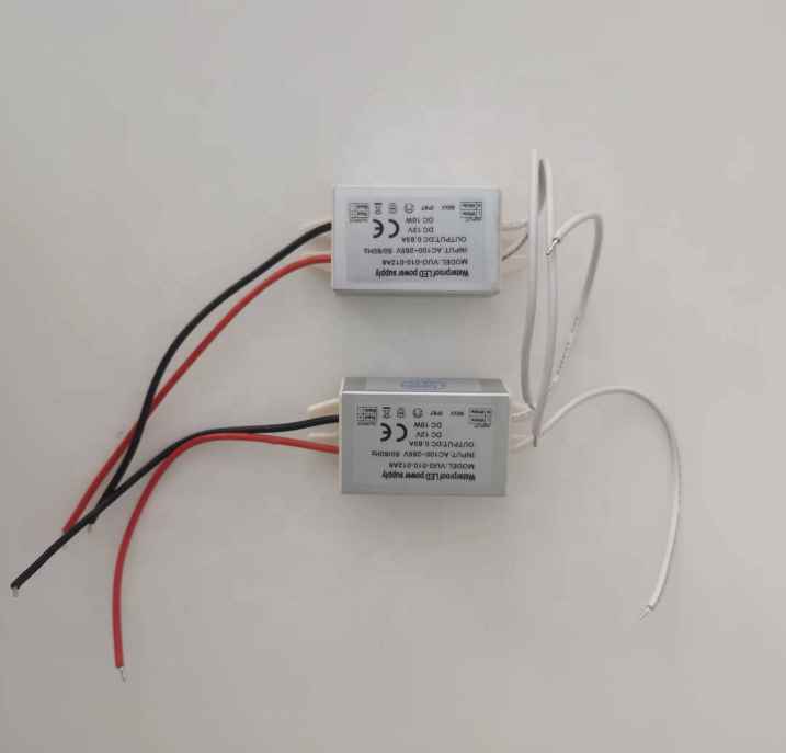 High quality Input AC100-265V 50/60Hz output dc12v 10w waterproof led driver IP67