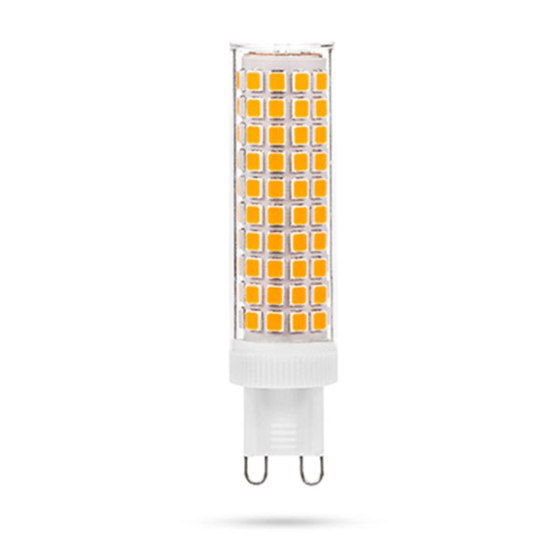 High lumen Ra>80 clear PC 220V led light bulbs smd2835 1000lm g9 led bulb