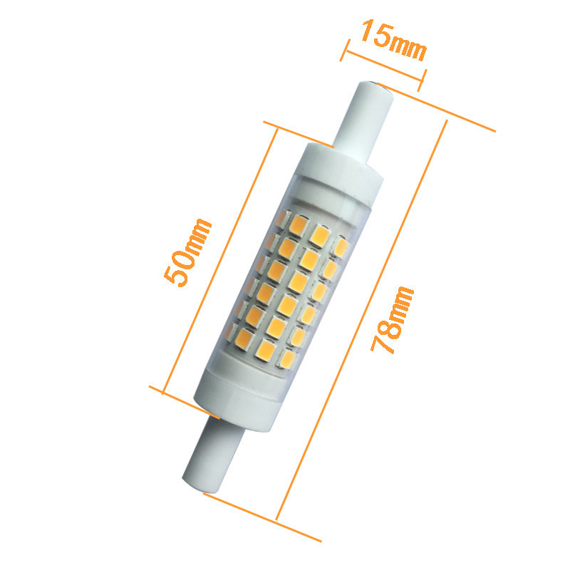 High lumen round double end 5w 10w 15w R7S led light