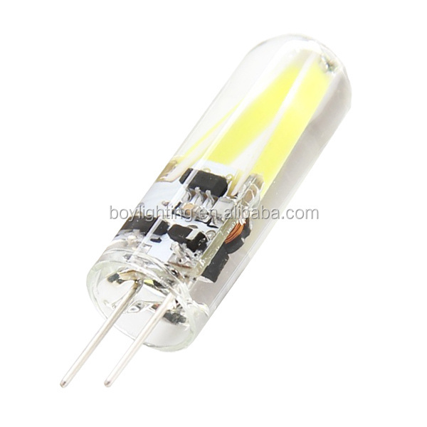 factory price amber yellow 2200k g4 cob car bulb light led g4 replace halogen bulb