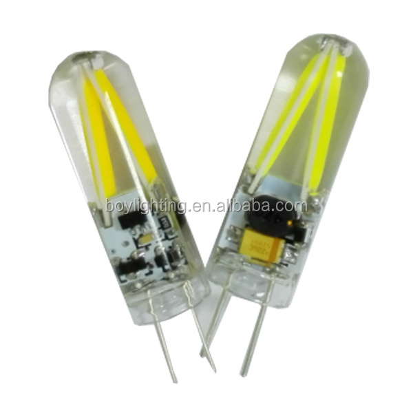 factory price amber yellow 2200k g4 cob car bulb light led g4 replace halogen bulb