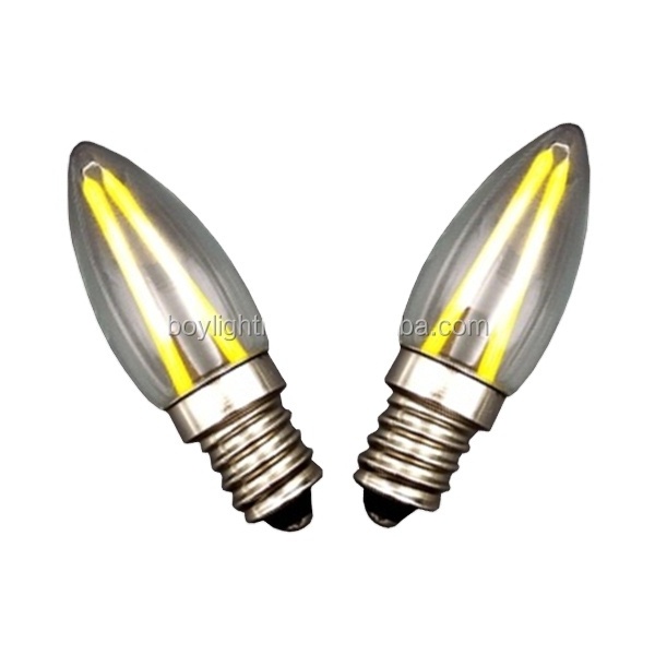 LED fridge bulb T22 T25 T26 clear COB filament 1.5w 2w 3w ce rohs tubular fridge e14 led