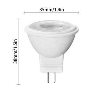 New product white color 3000k 4000k 6000k small base mr11 3w led lamp