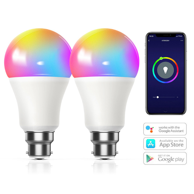 Homekit WIFI TUYA Good effective RGBWC AC85-265V smart e27 120v wifi led bulbs