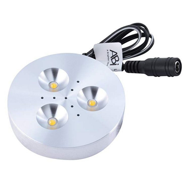 Dimmable 3000k 4000k 6000k dc12v 24v led mini puck light