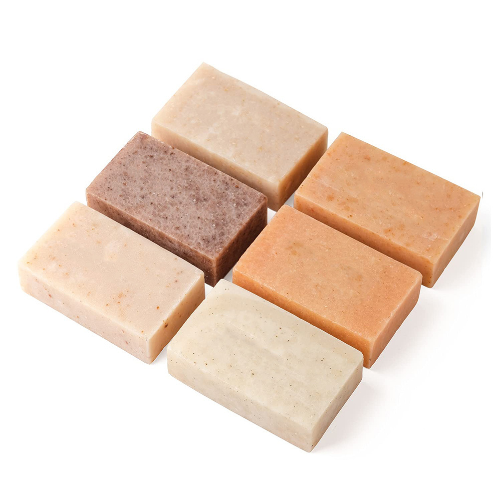 Eco Friendly Organic Pure Sea Salt Goat Milk Bath Soap Bar with Rich Foam Soap