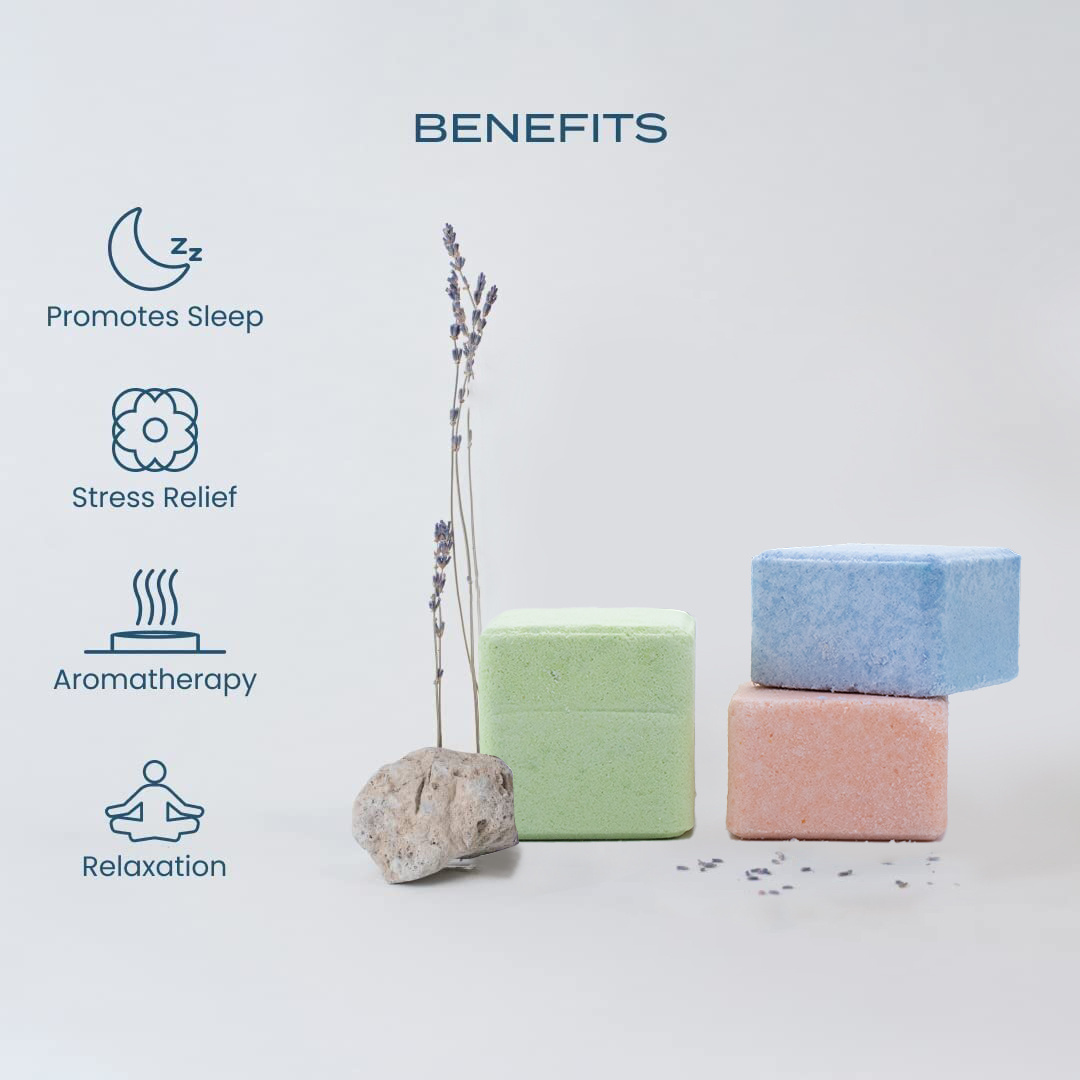 Organic Square Cube Shower Steamers Aromatherapy For Private Label Steamers Tablets