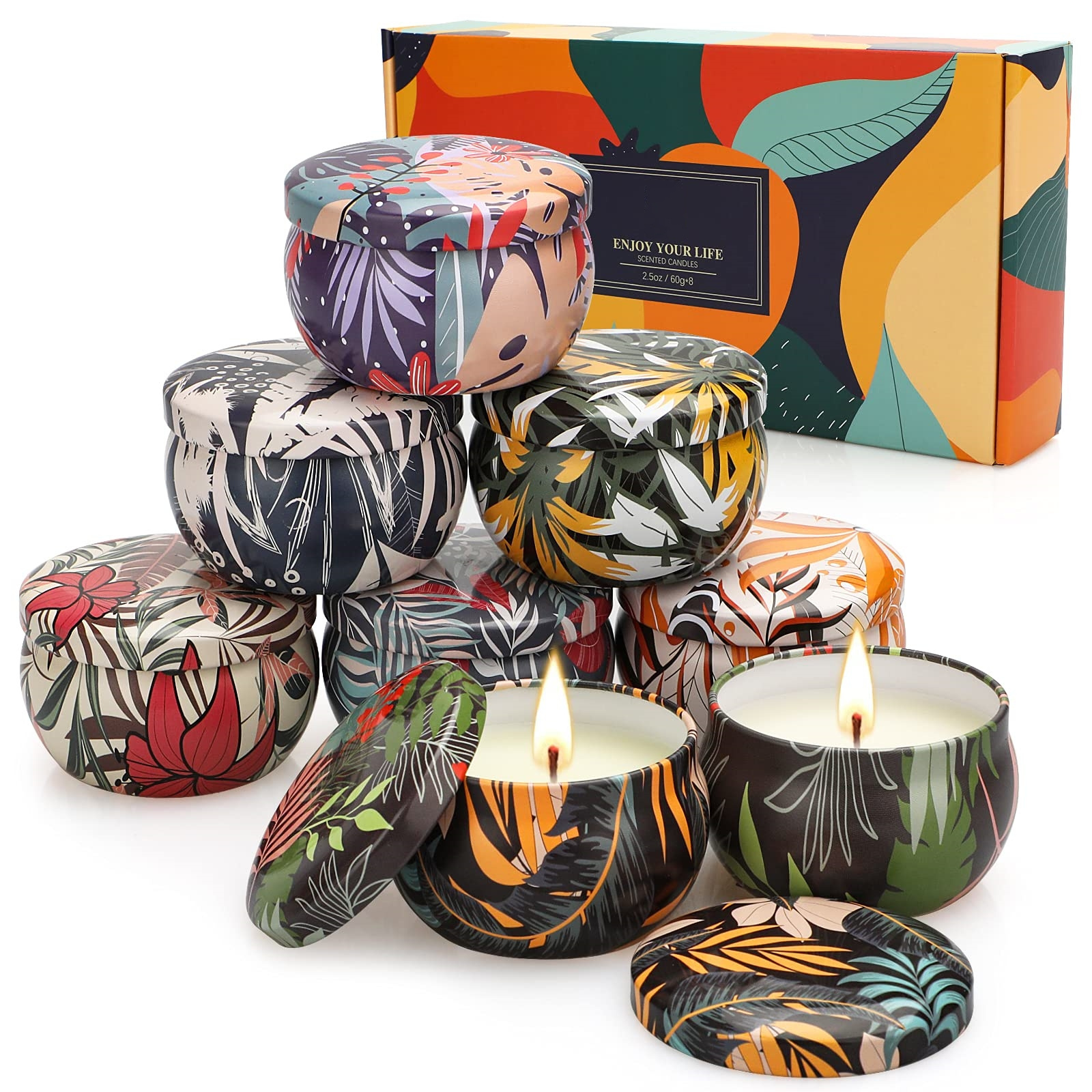 Luxury Organic New Style 100% Natural Oil Harmless Ideal Gift Scented Candles For Home Spa