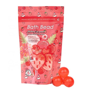 New Product OEM Private Label Skin Moisturizing Scented Body Bath Oil Round Bath Beads