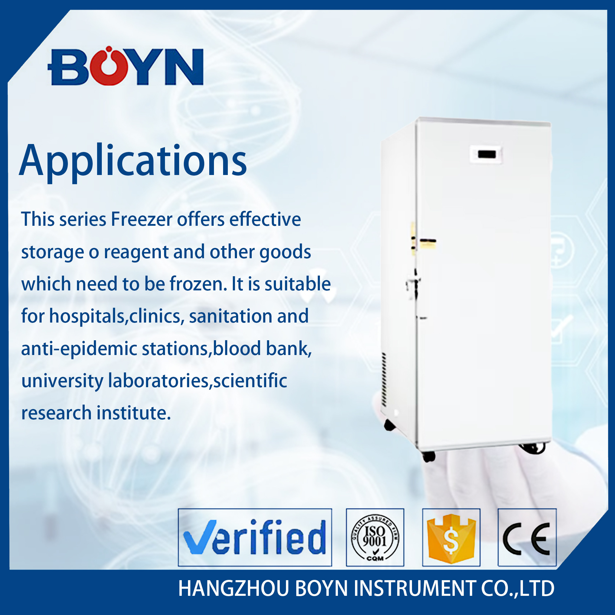 DW-FL362 university laboratories LCD display 0 to -40 degree ultra low temperature freezer