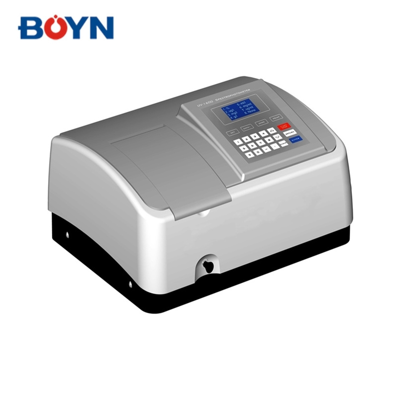 UV-1600 spectrophotometer price uv vis spectrophotometer with large LCD screen