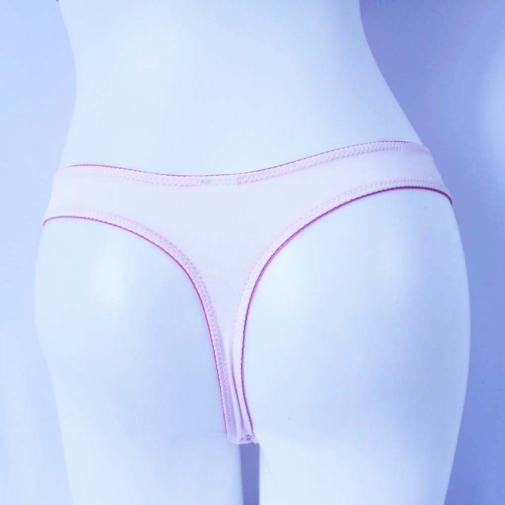 Custom your brand cotton t back thong for ladies cute girls knickers