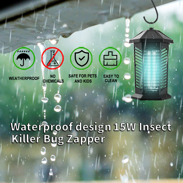 High Power Outdoor Indoor Fly Catcher Anti Insect Device Uv Fly Trap Light Bug Zapper Mosquito Killer Lamp Electric Pest Control