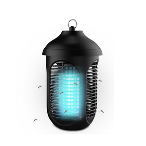 Outdoor waterproof electric UVA LED light anti flies killing bulb 4000V mosquito lamp bug zapper