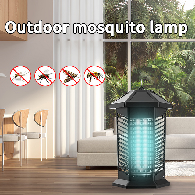 EPA 20W Mosquito Killer Lamp Waterproof 4000V Fly Insect Trap Mosquito Zapper UV Bulb 15W Electric Bug Zapper for Outdoor