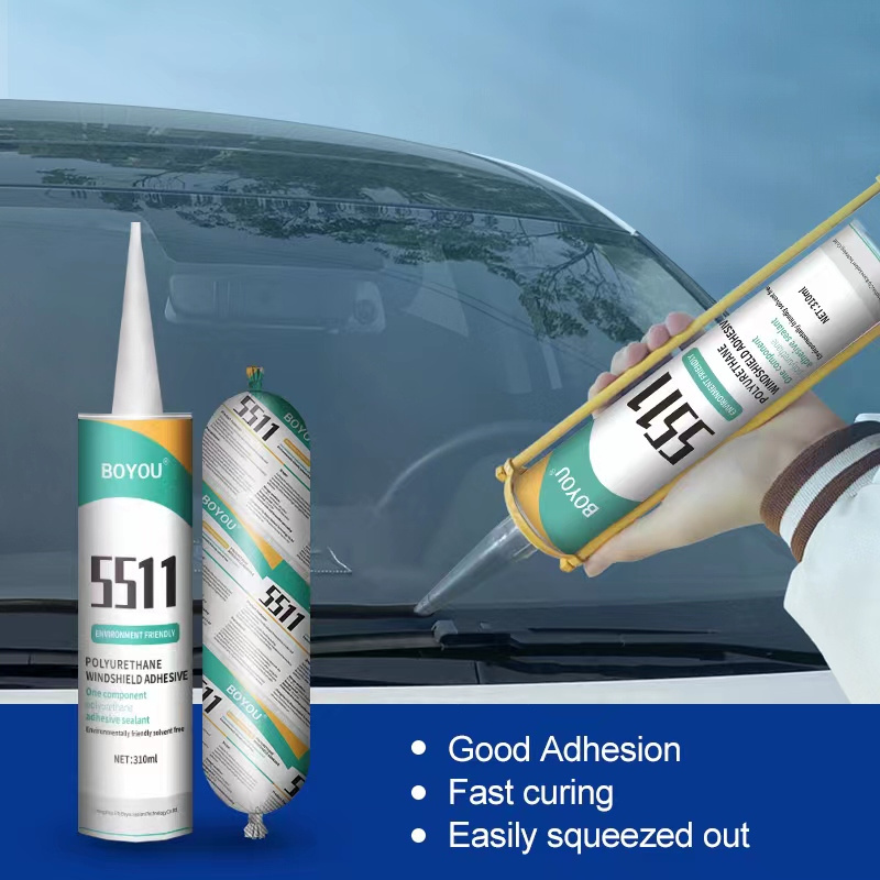 Sikaflex Replacement Good Bonding Windshield Urethane Caulk Polyurethane Adhesive Sealant For Auto Car Glass