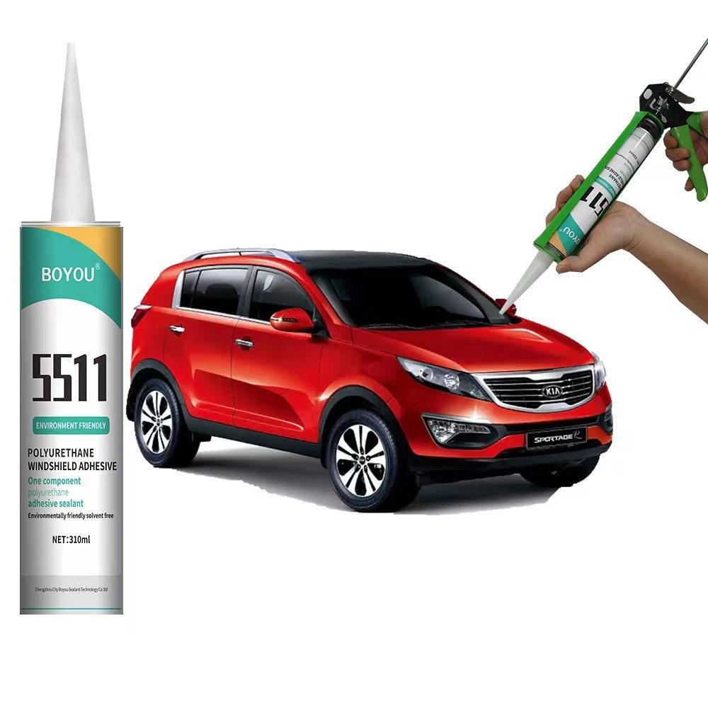 Auto Glass Windshield Urethane Primer-less Polyurethane Adhesive Sealant