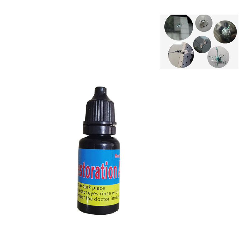 Glass Cracks Repair UV Resin Restoration Glue Windscreen Nano Fluid Repairs