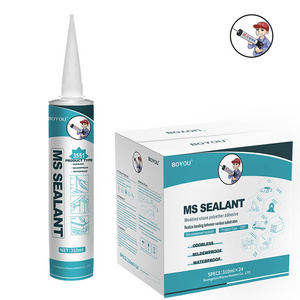 High Tack Waterproof Floor Bonding Ms Adhesive Sealant Ms Polymer Hybrid Sealant For Windows And Door