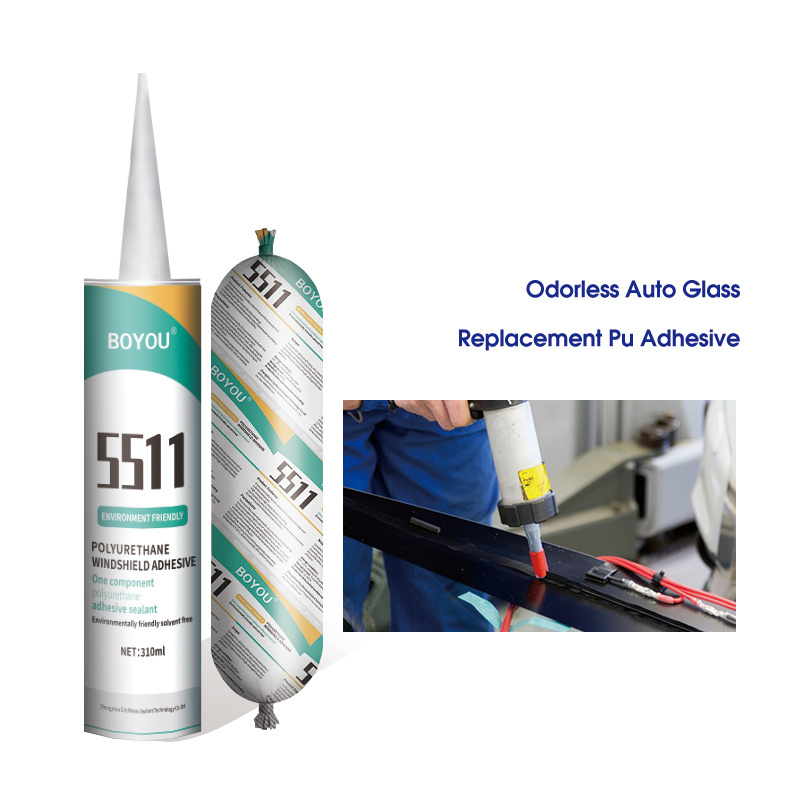 Auto Glass Windshield Urethane Primer-less Polyurethane Adhesive Sealant