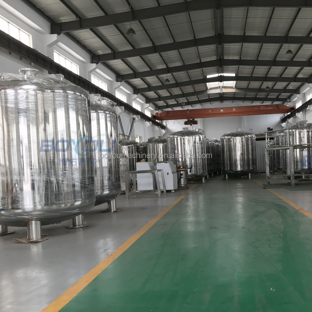 Best Quality Stainless Steel Liquid Container 1000l 500l 100l Customization Water Storage Tank Plant Milk Buffer Tank