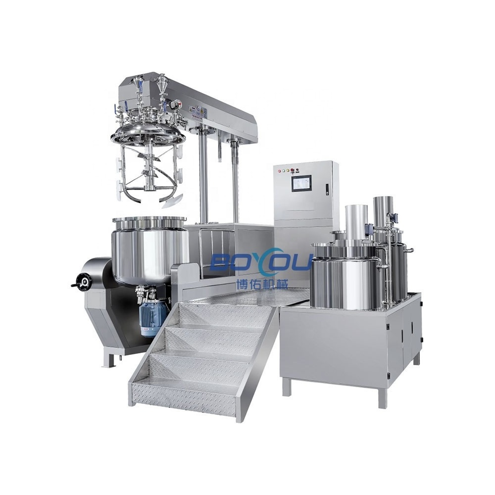 Automatic Vacuum Homogenizing Emulsifier/cake Gel Emulsifier Making Machine/chemical Machinery Equipment