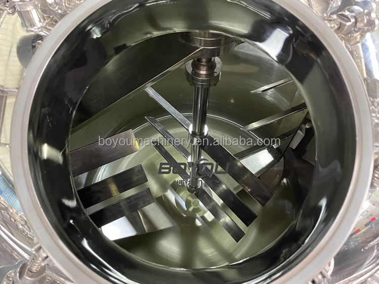 Stainless Steel Stirred Emulsion Reactor Tank for Making Cosmetics Cream