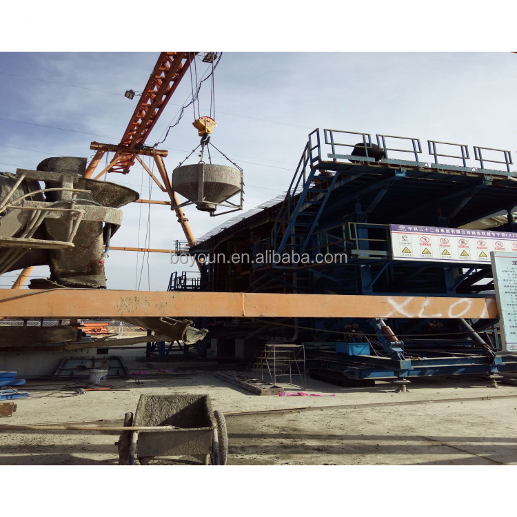 Precast steel segmental box girder formwork for bridge