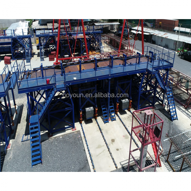 Precast steel segmental box girder formwork for bridge