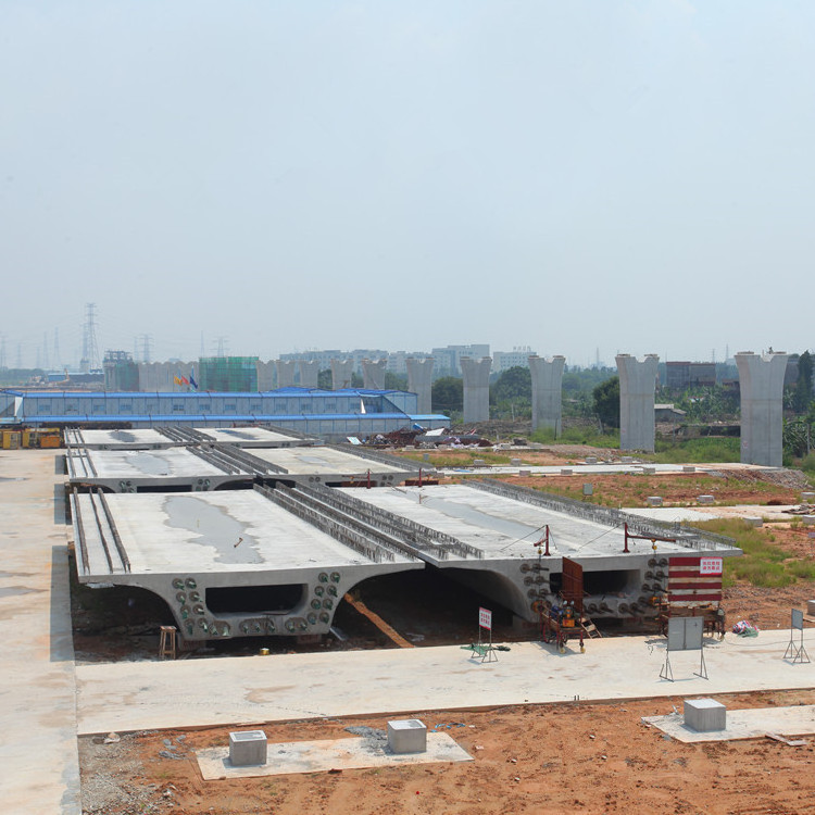 Segmental concrete precast box beam for bridge and expressway project