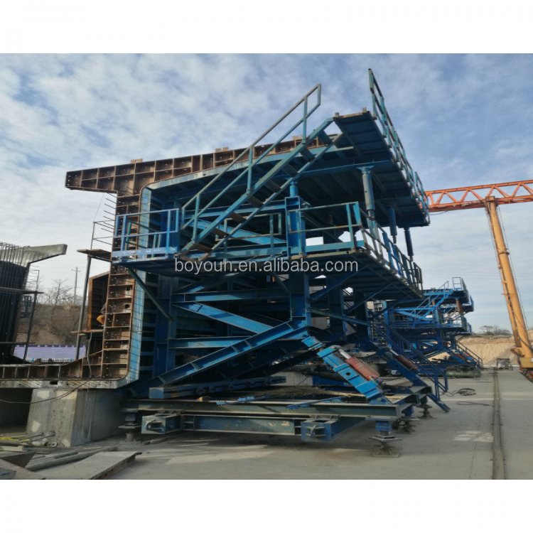 Precast steel segmental box girder formwork for bridge